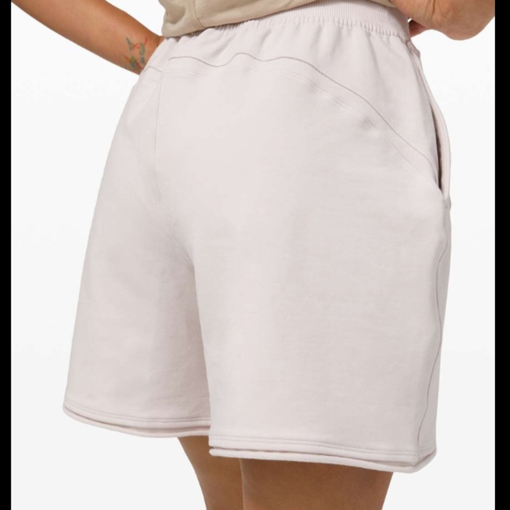 LULULEMON LA FRENCH TERRY HIGH RISE LOOSE SHORTS